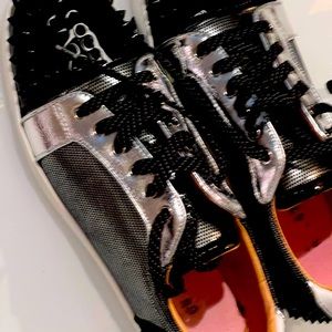 Christian Louboutin Seavaste 2 Men’s Patent Sneaker Sz 13 Eu 47